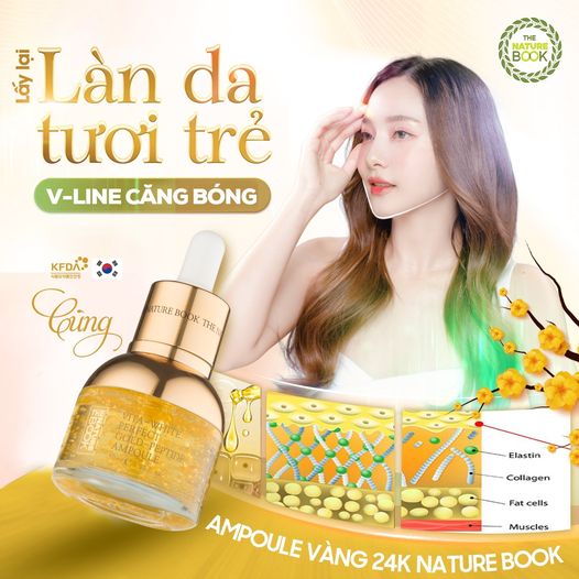 Tinh Chất Vàng Hoàn Hảo 24K The Nature Book 30ml